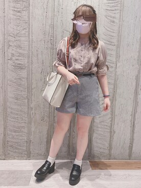 Solar Chanさん（レディース・153cm）の夏コーディネート