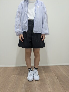 「Honeys（ハニーズ）のアイテム（パンツ）」を使った、nicoさん（レディース・149cm）の春コーディネート