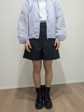 「Honeys（ハニーズ）のアイテム（パンツ）」を使った、nicoさん（レディース・149cm）の春コーディネート