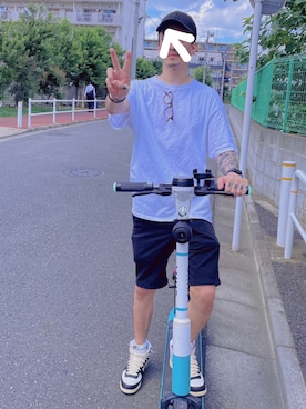 u さん（メンズ・178cm）の夏コーディネート