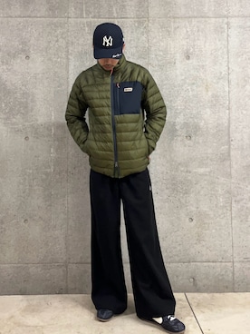 「アイテム（ダウンジャケット/コート）」を使った、ハヤシさん（メンズ・183cm・30代）の冬コーディネート