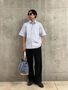 「COBMASTER（コブマスター）のアイテム」を使った、ハヤシさん（メンズ・183cm）の春コーディネート