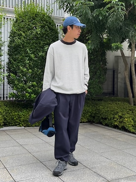 「アイテム（テーラードジャケット）」を使った、ハヤシさん（メンズ・183cm・30代）の秋コーディネート