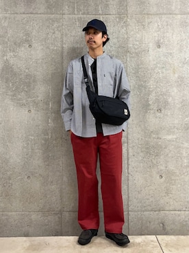 「ディズニーコーデ」｜ハヤシさん（メンズ・183cm・20代）の秋コーディネート