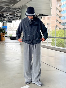 「アイテム（スウェットパンツ）」を使った、ハヤシさん（メンズ・183cm・30代）の秋コーディネート