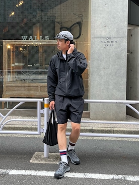 「アイテム（ブルゾン）」を使った、ハヤシさん（メンズ・183cm）の夏コーディネート