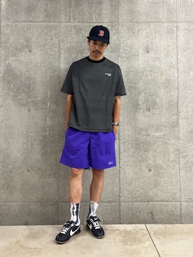 「アイテム（レッグウェア）」を使った、ハヤシさん（メンズ・183cm）の夏コーディネート