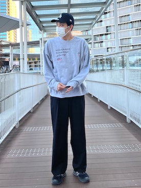 ハヤシさん（メンズ・183cm）の冬コーディネート