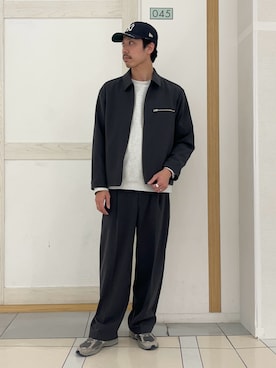 ハヤシさん（メンズ・183cm）の冬コーディネート