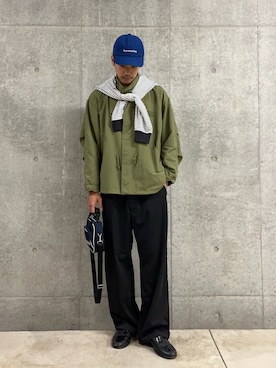 「アイテム（ショルダーバッグ）」を使った、ハヤシさん（メンズ・183cm・30代）の秋コーディネート