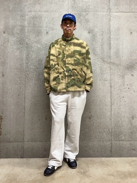 「アイテム（スウェットパンツ）」を使った、ハヤシさん（メンズ・183cm・30代）の秋コーディネート