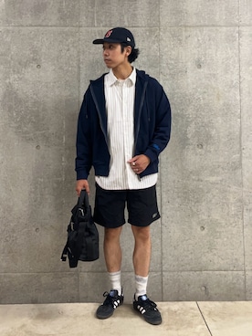 ハヤシさん（骨格ストレート・メンズ・183cm）の秋コーディネート
