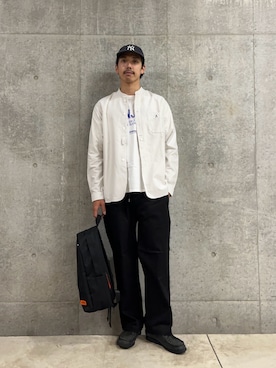 ハヤシさん（骨格ストレート・メンズ・183cm）の秋コーディネート