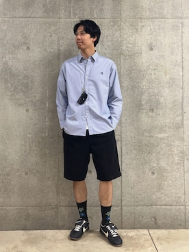「fredy emue（フレディエミュ）のアイテム」を使った、ハヤシさん（メンズ・183cm）の春コーディネート
