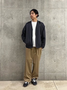 「アイテム（カーディガン/ボレロ）」を使った、ハヤシさん（メンズ・183cm・30代）の秋コーディネート