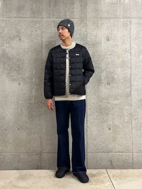 「アイテム（サンダル）」を使った、ハヤシさん（メンズ・183cm・30代）の秋コーディネート