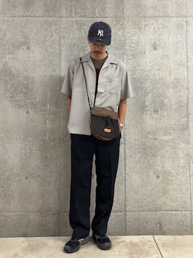 「アイテム（バッグ）」を使った、ハヤシさん（メンズ・183cm・30代）の夏コーディネート