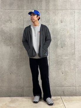 「アイテム（スウェット）」を使った、ハヤシさん（メンズ・183cm・30代）の秋コーディネート