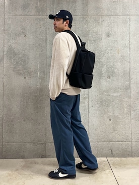 「アイテム（スウェット）」を使った、ハヤシさん（メンズ・183cm・30代）の冬コーディネート