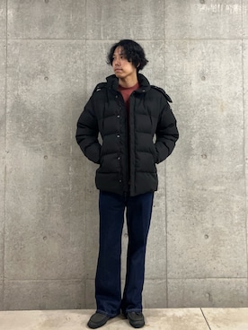 「アイテム（ダウンジャケット/コート）」を使った、ハヤシさん（メンズ・183cm・30代）の秋コーディネート