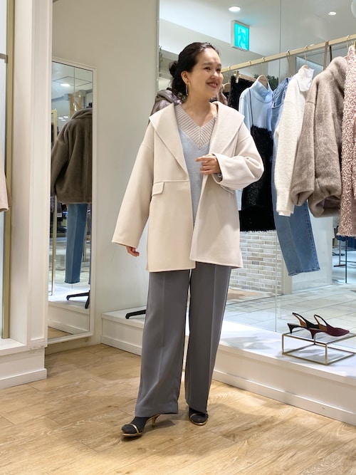 一部WEB限定色】SUPER140リバーショールコート（その他アウター