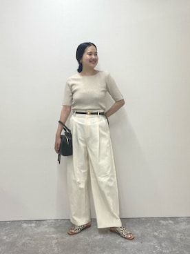 「LORISTELLA（ロリステッラ）のアイテム」を使った、nol takamiyaさん（レディース・161cm）の夏コーディネート