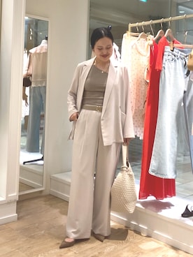 「grace grace （グラスグラス）のアイテム」を使った、nol takamiyaさん（レディース・161cm）の春コーディネート