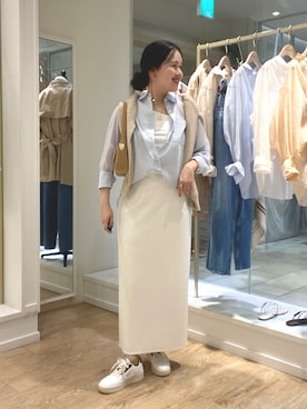 「Rie Miller（リエミラー）のアイテム」を使った、nol takamiyaさん（レディース・161cm）の春コーディネート