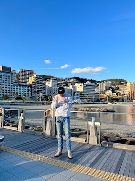 「roar（ロアー）のアイテム」を使った、みもさん（メンズ・189cm）の冬コーディネート