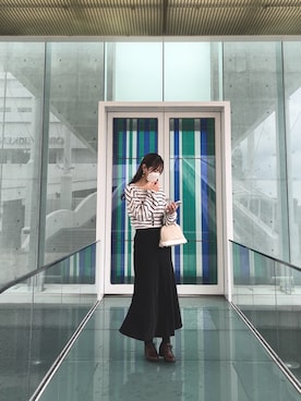 「Shoes in Closet（シューズインクローゼット）のアイテム（ドレスシューズ）」を使った、miyuさん（レディース・167cm）の春コーディネート