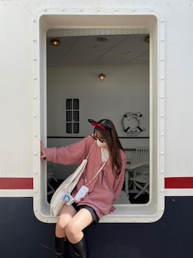 「Chico（チコ）のアイテム（PC・スマホグッズ/家電）」を使った、miyuさん（レディース・167cm）の春コーディネート