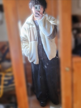 「LILL」｜「アイテム（その他アウター）」を使った、t_Fyさん（メンズ・165cm）の冬コーディネート
