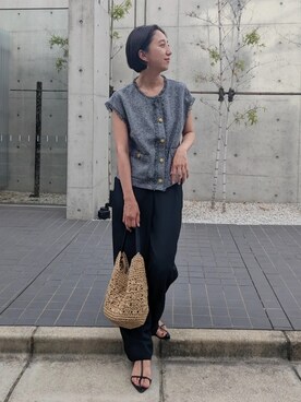 もっちゃんさん（レディース・160cm）の夏コーディネート