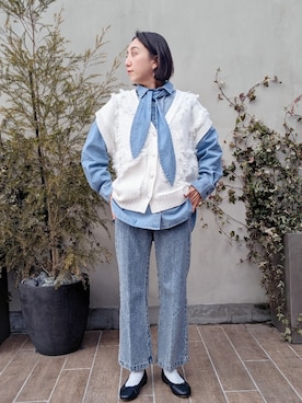 もっちゃんさん(レディース・160cm)の冬コーディネート