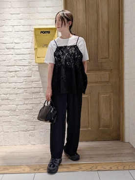 「残暑コーデ」｜もっちゃんさん（レディース・160cm）の秋コーディネート
