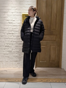 「タートルネック」｜「アイテム（その他トップス）」を使った、もっちゃんさん（レディース・160cm）の秋コーディネート