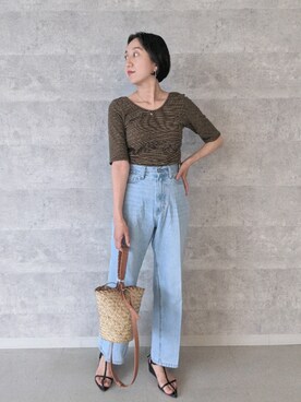 もっちゃんさん(レディース・160cm)の春コーディネート