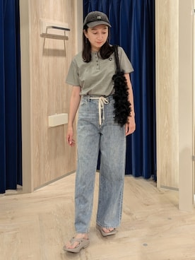 「大人可愛い、シンプル」｜もっちゃんさん（レディース・160cm）の春コーディネート