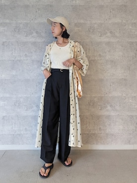 もっちゃんさん(レディース・160cm)の夏コーディネート