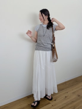 もっちゃんさん(レディース・160cm)の夏コーディネート