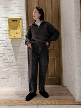 もっちゃんさん(レディース・160cm)の冬コーディネート