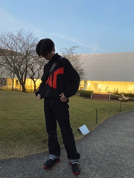 「Gosha Rubchinskiy（ゴーシャラブチンスキー）のアイテム」を使った、おひくんさん（メンズ・168cm）の冬コーディネート