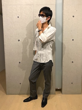 「BLACK LABEL CRESTBRIDGE（ブラックレーベル・クレストブリッジ）のアイテム」を使った、Youさん（メンズ・168cm）の夏コーディネート