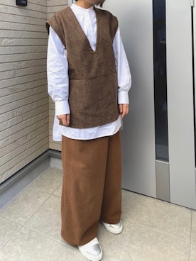 「Amb（エーエムビー）のアイテム」を使った、rnarronさん（レディース・156cm）の秋コーディネート