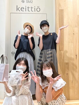 keittioとなみさん(レディース・152cm)の夏コーディネート