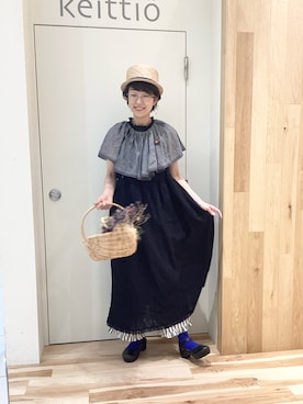 「Samansa Mos2（サマンサ モスモス）のアイテム」を使った、keittioとなみさん（レディース・168cm）の夏コーディネート