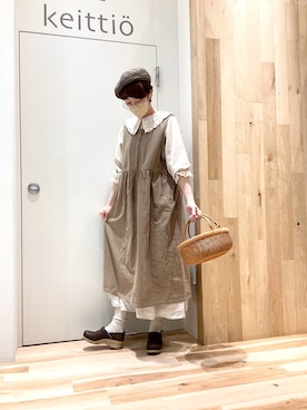 「dansko（ダンスコ）のアイテム」を使った、keittioとなみさん（レディース・167cm）の冬コーディネート
