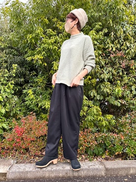 「dansko（ダンスコ）のアイテム」を使った、keittioとなみさん（レディース・167cm）の冬コーディネート