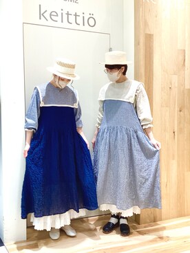 「Samansa Mos2（サマンサ モスモス）のアイテム（シューズ）」を使った、keittioとなみさん（レディース・166cm）の春コーディネート