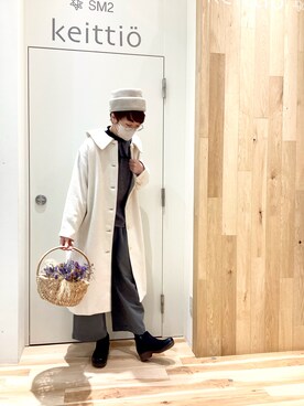 「dansko（ダンスコ）のアイテム」を使った、keittioとなみさん（レディース・167cm）の秋コーディネート